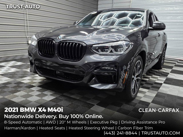 Used 2021 BMW X4 M40i w/ Executive Package AWD/4WD image 1