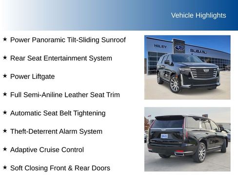 Used 2024 Cadillac Escalade Premium Luxury Platinum w/ LPO, Floor Liner Package image 10