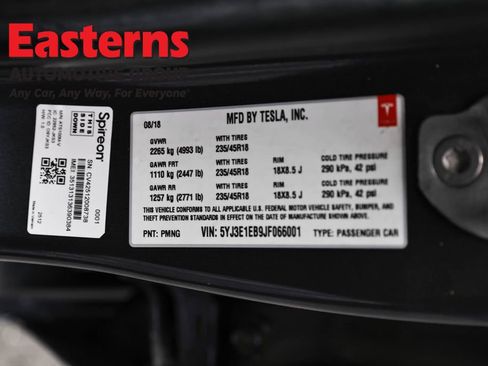 Used 2018 Tesla Model 3 Long Range AWD/4WD image 30