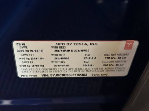 Used 2018 Tesla Model X AWD/4WD image 30