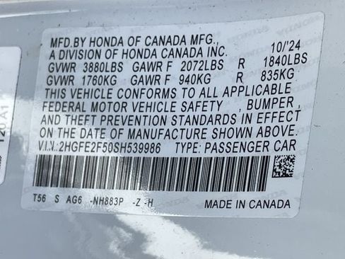 Used 2025 Honda Civic Sport image 27