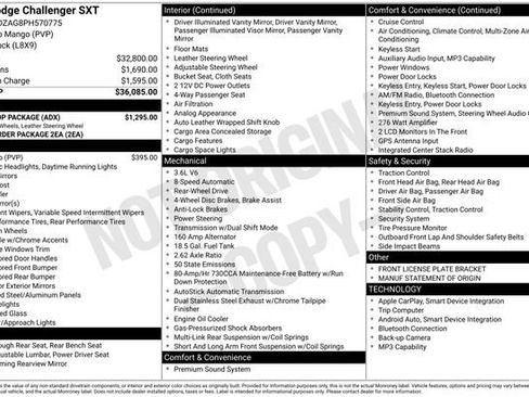 Used 2023 Dodge Challenger SXT w/ Blacktop Package image 24