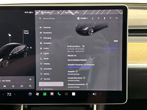 Used 2018 Tesla Model 3 Long Range AWD/4WD image 3