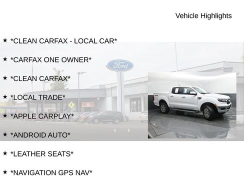 Used 2023 Ford Ranger Lariat w/ Equipment Group 501A High image 19