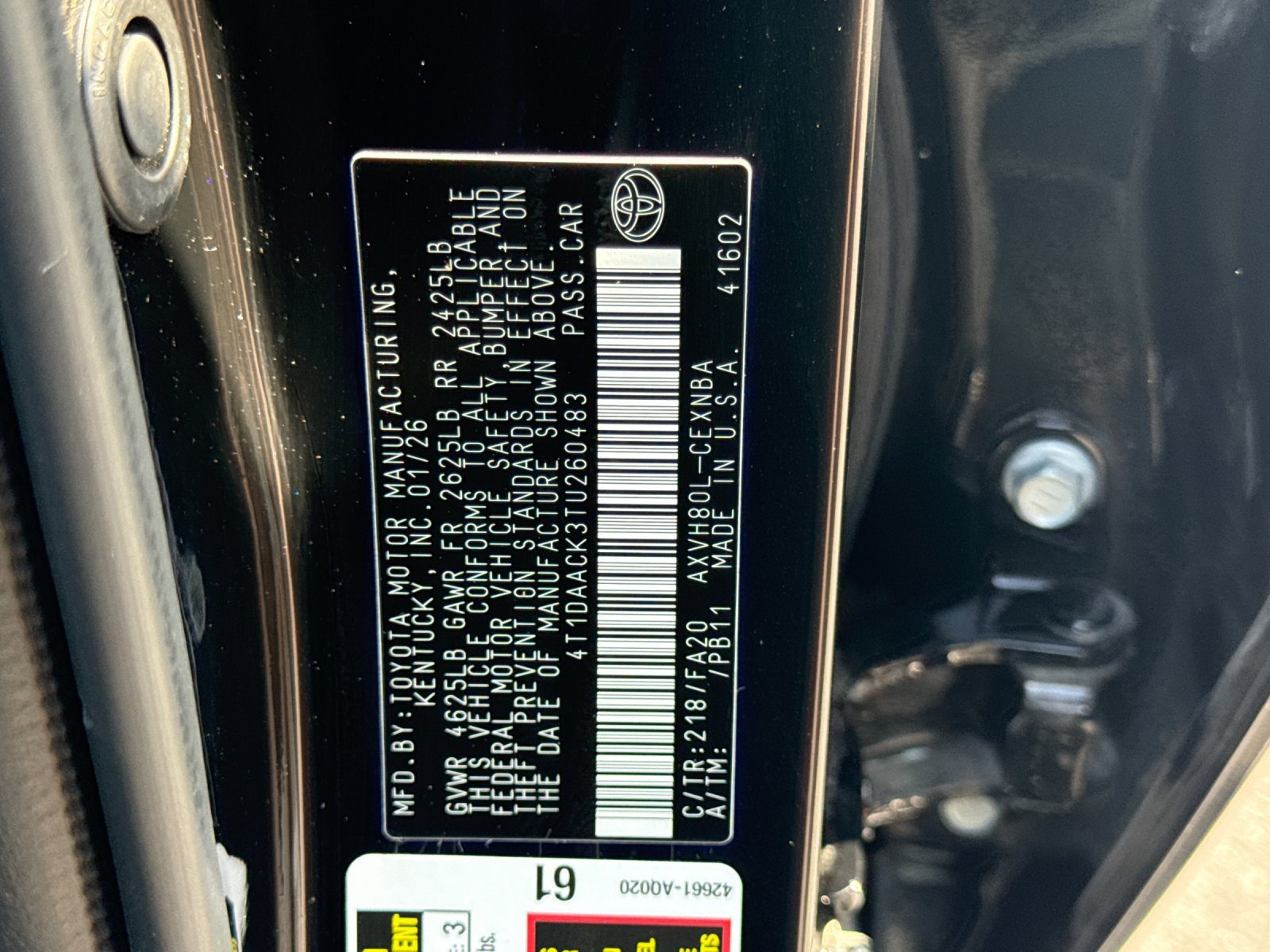 Used 2026 Toyota Camry LE FWD image 30