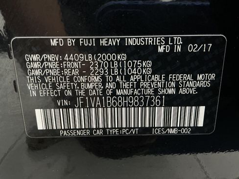 Used 2017 Subaru WRX AWD/4WD image 48