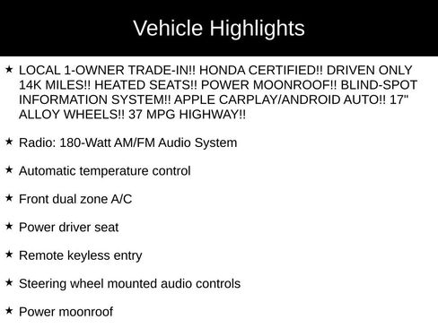 Certified 2024 Honda Accord EX image 35