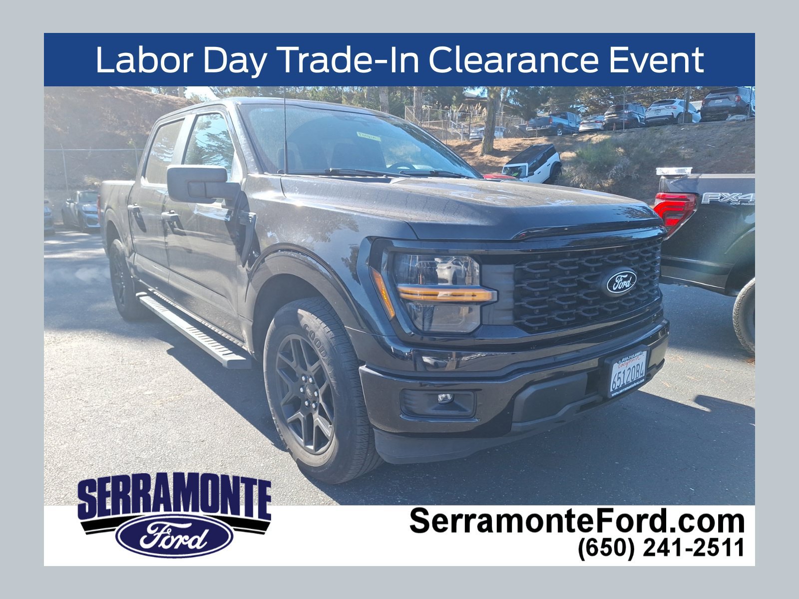 Used 2024 Ford F150 STX w/ STX Black Appearance Package RWD image 1