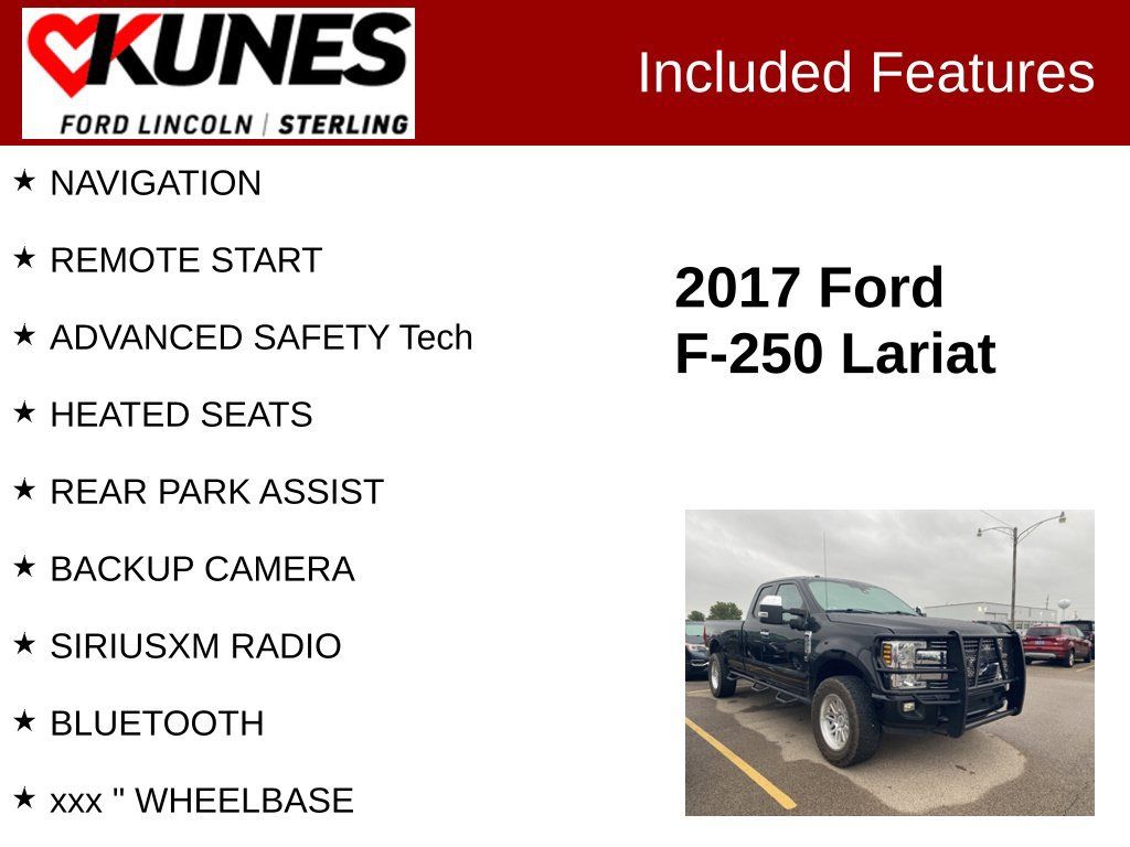 Used 2017 Ford F250 Lariat w/ Tow Technology Bundle AWD/4WD image 2