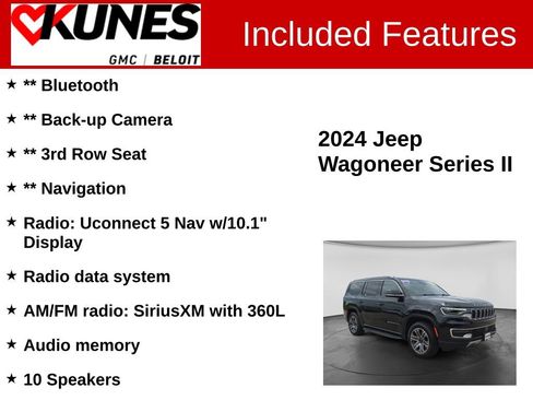 Used 2024 Jeep Wagoneer Series II AWD/4WD image 2