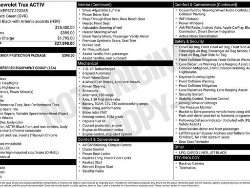 New 2026 Chevrolet Trax ACTIV FWD image 25