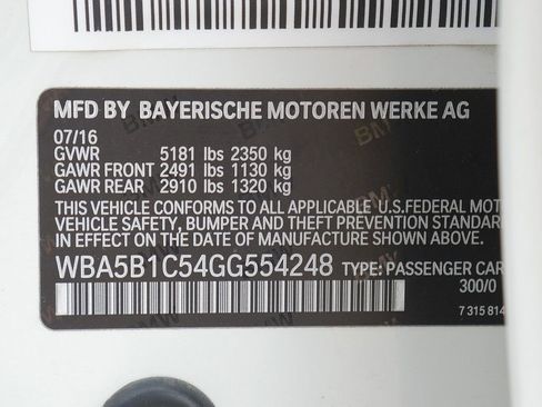 Used 2016 BMW 535i Sedan RWD image 67