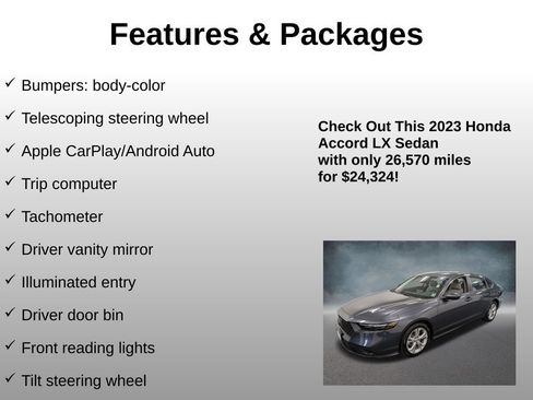 Used 2023 Honda Accord LX image 24