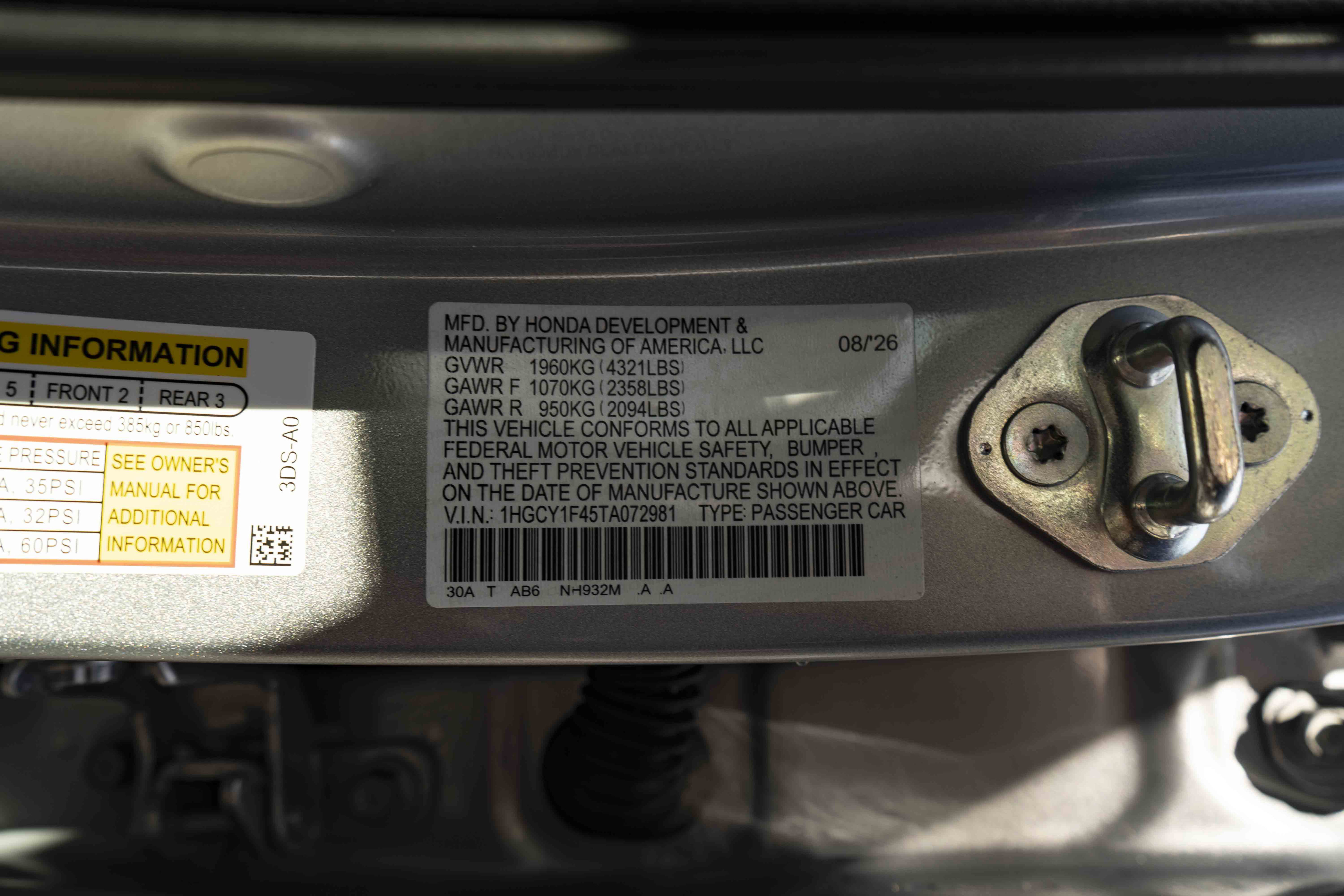Used 2026 Honda Accord SE image 44