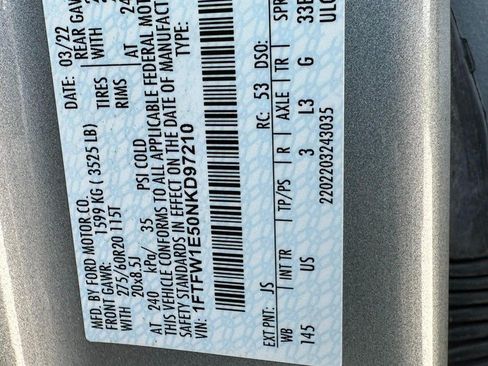 Certified 2022 Ford F150 XLT w/ Equipment Group 302A High AWD/4WD image 25