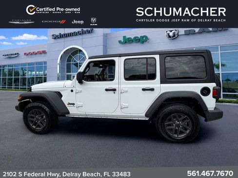 Certified 2024 Jeep Wrangler Unlimited Sport AWD/4WD image 4