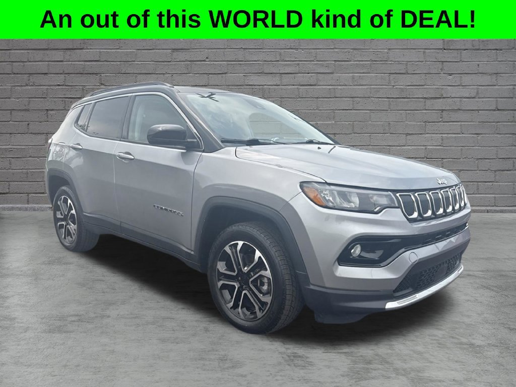 Certified 2022 Jeep Compass Limited w/ Sun and Sound Group AWD/4WD 360° Tour
