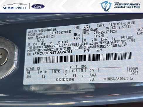 New 2026 Ford Escape Active image 34