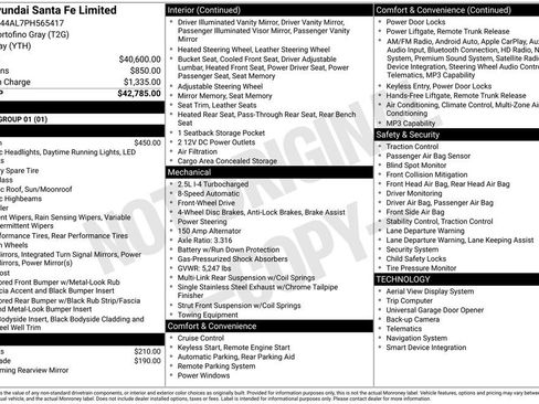 Used 2023 Hyundai Santa Fe Limited image 5