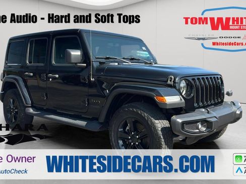 Used 2021 Jeep Wrangler Unlimited Sahara AWD/4WD image 1