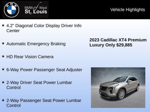 Used 2023 Cadillac XT4 Premium Luxury w/ Cold Weather Package AWD/4WD image 24