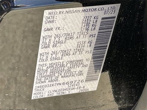 Used 2023 Nissan Frontier PRO-4X w/ Pro-4X Premium Package image 30