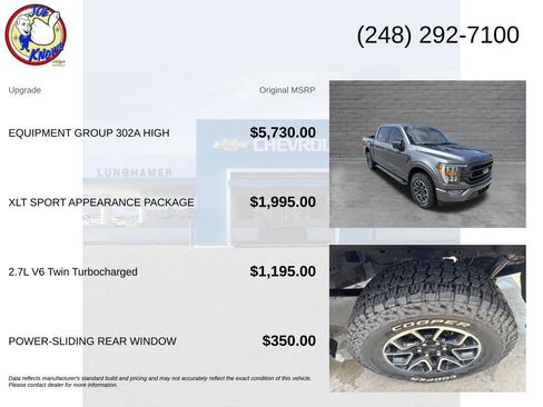 Used 2021 Ford F150 XLT w/ Equipment Group 302A High AWD/4WD image 5