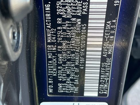 Used 2012 Toyota Camry SE image 21