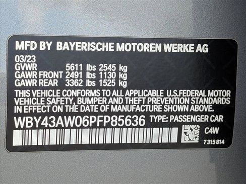 Certified 2023 BMW i4 eDrive35 w/ Premium Package RWD image 19