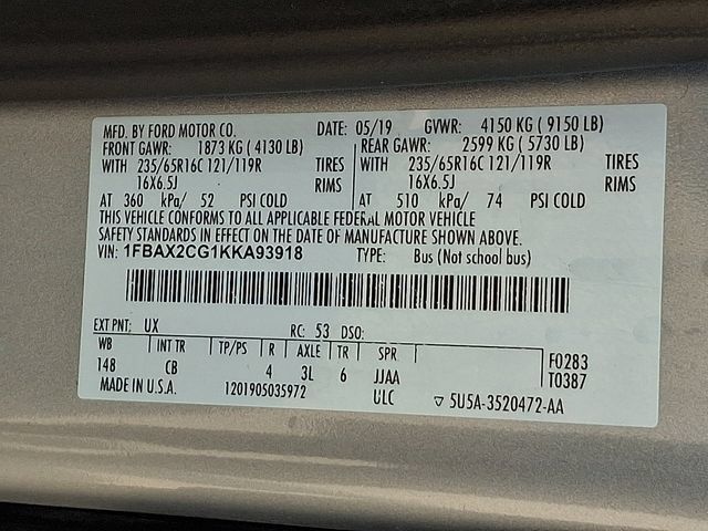 Used 2019 Ford Transit 350 XLT RWD image 30