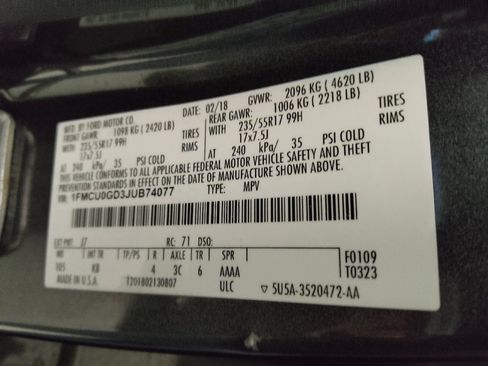 Used 2018 Ford Escape SE FWD image 33