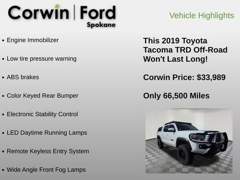 Used 2019 Toyota Tacoma TRD Off-Road w/ Technology Package image 18