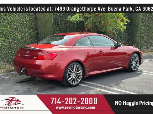 Used 2014 INFINITI Q60 Convertible w/ Premium Package image 9