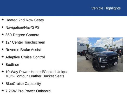 Used 2025 Ford F150 Platinum w/ FX4 Off-Road Package AWD/4WD image 7