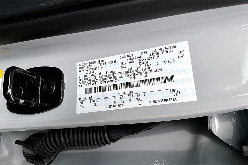 Used 2024 Ford F150 Platinum w/ Equipment Group 702A High AWD/4WD image 32