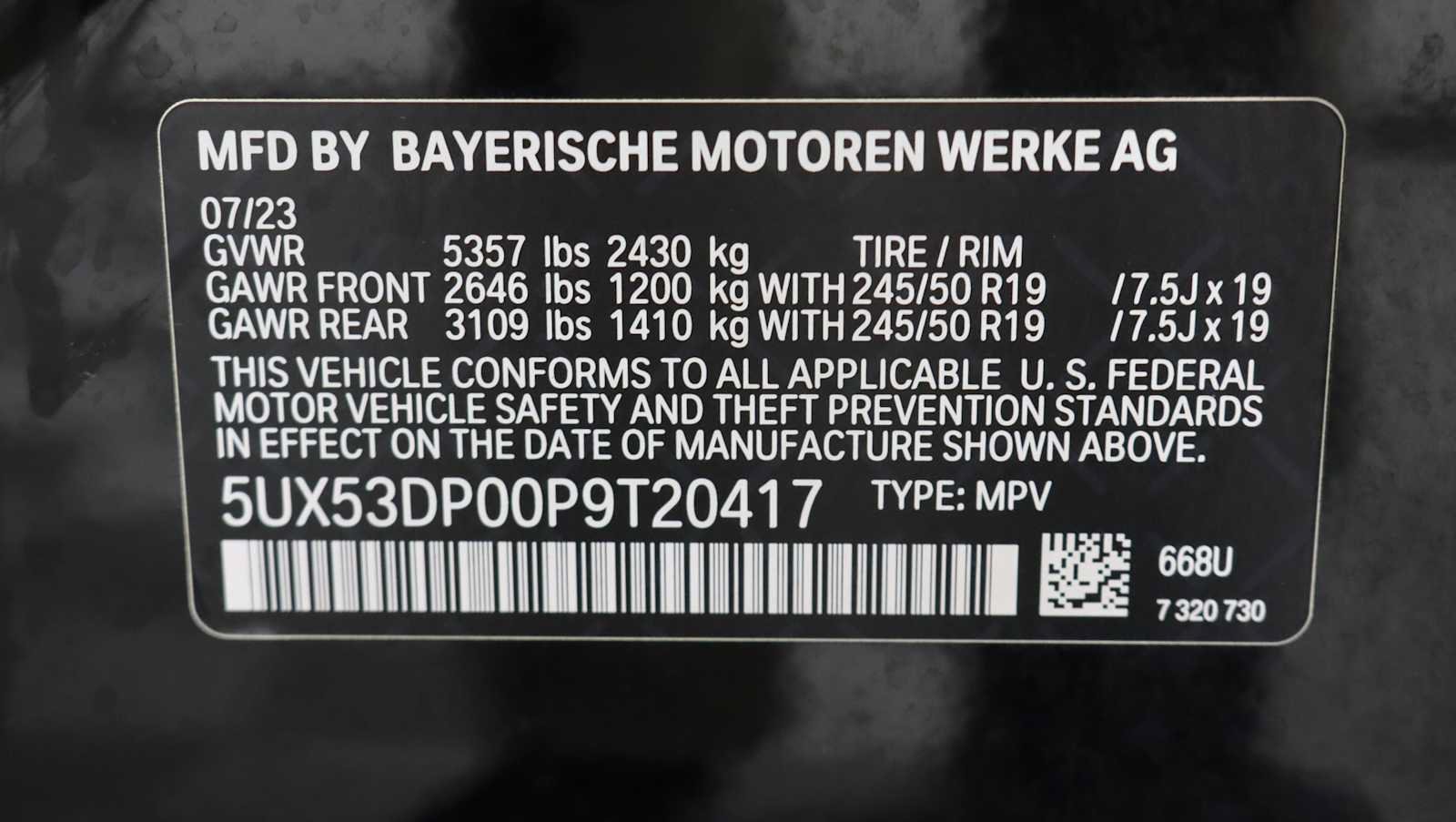 Used 2023 BMW X3 xDrive30i w/ Convenience Package AWD/4WD image 30