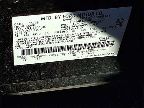 Used 2019 Lincoln Nautilus Black Label image 21