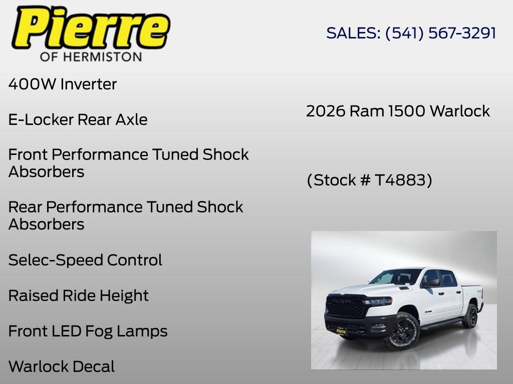 New 2026 RAM 1500 Warlock AWD/4WD image 24