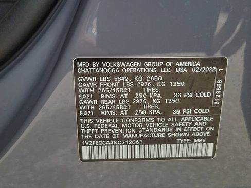 Used 2022 Volkswagen Atlas Cross Sport SEL Premium R-Line AWD/4WD image 28