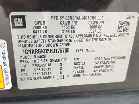 Certified 2017 Chevrolet Traverse LT image 19