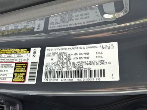 New 2025 Toyota Tacoma 4x4 Double Cab Hybrid w/ Tow Tech Package image 38