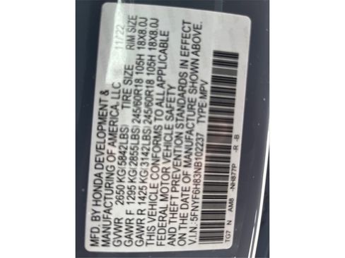 Certified 2022 Honda Pilot TrailSport image 23