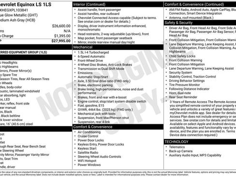 Used 2023 Chevrolet Equinox LS image 6
