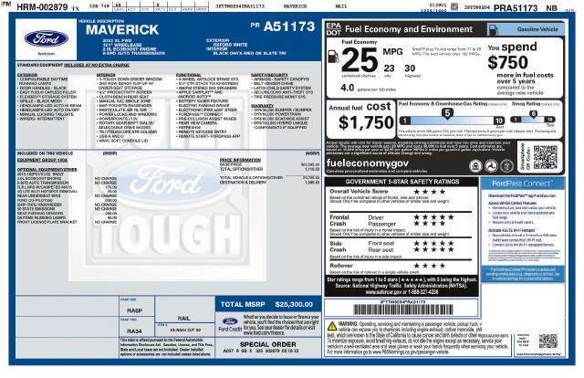 Used 2023 Ford Maverick XL FWD image 5