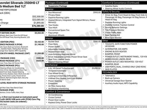 Used 2023 Chevrolet Silverado 2500 LT w/ Midnight Edition AWD/4WD image 15