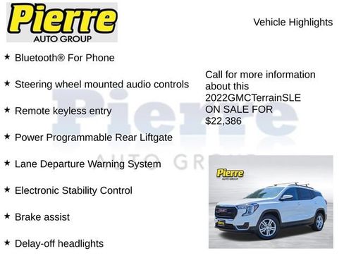 Used 2022 GMC Terrain SLE w/ Driver Convenience Package AWD/4WD image 23