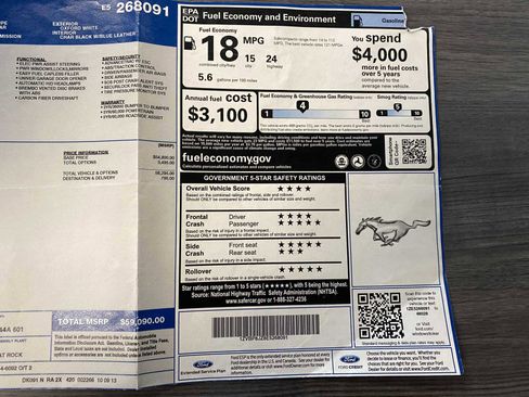 Used 2014 Ford Mustang Shelby GT500 w/ Equipment Group 821A image 35