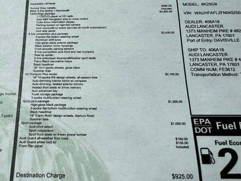 Used 2015 Audi A4 2.0T Premium Plus w/ Technology Package image 39