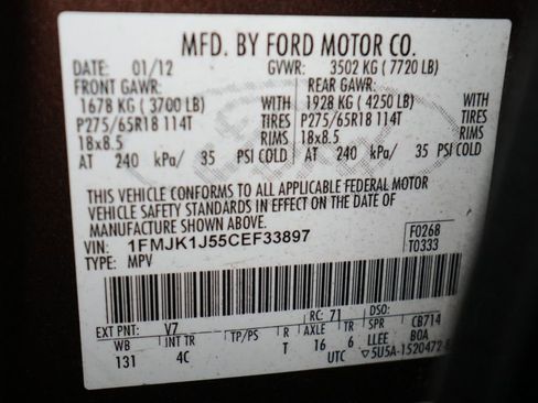 Used 2012 Ford Expedition EL XLT image 46