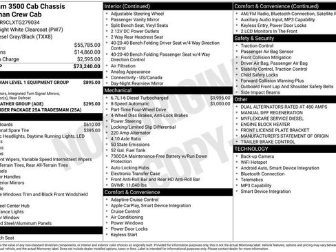 New 2026 RAM 3500 Tradesman AWD/4WD image 33